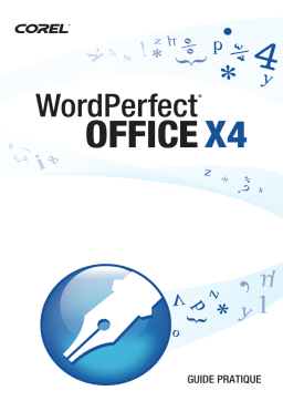 Corel WordPerfect Office X4 Mode d'emploi