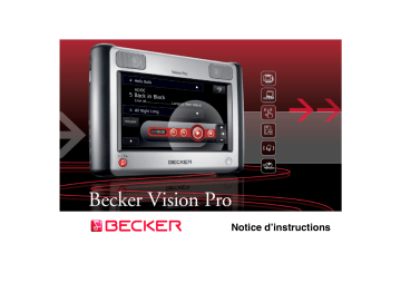 Mode d'emploi | Becker 7985 Vision Pro Manuel utilisateur | Fixfr