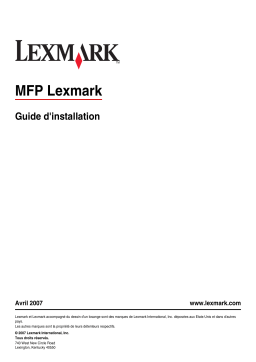 Lexmark X945E Manuel utilisateur