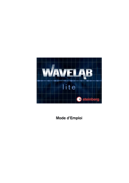 Steinberg WAVELAB LITE 2 Manuel utilisateur