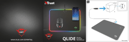 Trust GXT 750 QLIDE RGB (23184) Manuel utilisateur