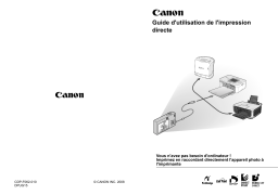 Canon DPOF Manuel utilisateur