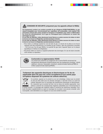 Manuel du propriétaire | Daewoo FN-595NWS Manuel utilisateur | Fixfr