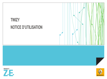 Renault Twizy Manuel du propriétaire | Fixfr