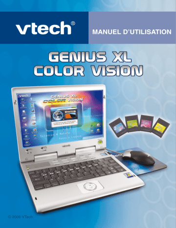 Manuel du propriétaire | VTech GENIUS XL COLOR VISION Manuel utilisateur | Fixfr