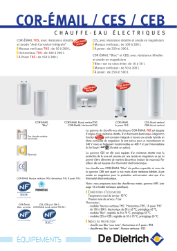 De Dietrich COR-EMAIL THS Manuel utilisateur