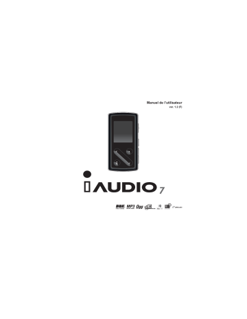 Mode d'emploi | iAudio I7 Manuel utilisateur | Fixfr