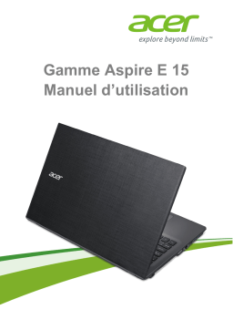 Acer Aspire E5-552 Manuel utilisateur