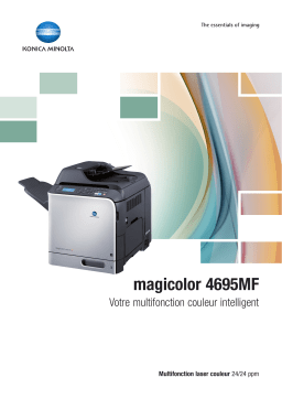 KONICA MAGICOLOR 4695MF Manuel utilisateur