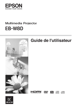 Epson EB-W02EB-W12EB-W8D Manuel utilisateur