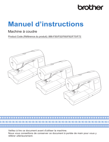 Manuel du propriétaire | Brother Innov-is NV1800Q Manuel utilisateur | Fixfr