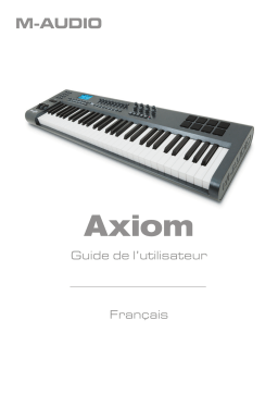 M-Audio AXIOM Manuel utilisateur