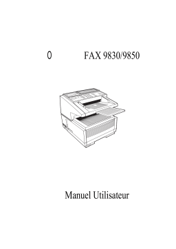 Konica Minolta 9850 Manuel utilisateur