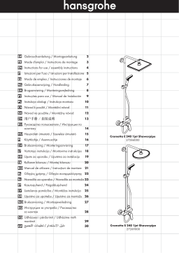 Hansgrohe Crometta S 240 Mode d'emploi