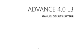 Blu Advance 4.0 L3 Manuel du propriétaire