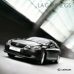 Lexus GS 300 Manuel utilisateur