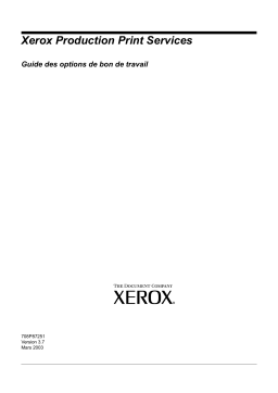 Xerox DOCUTECH 65 Manuel utilisateur