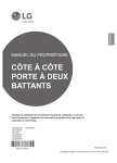 LG LSXC22396S Manuel du propri&eacute;taire