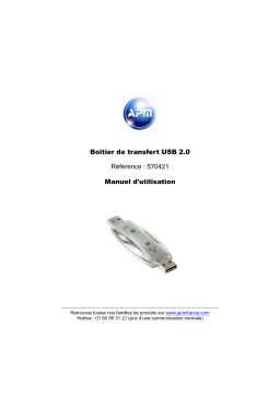 APM 570421 Manuel utilisateur