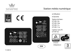 Sempre GT-WS-10w Manuel utilisateur