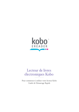 Kobo eReader Manuel utilisateur