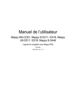 MAPPY Maxi E611 Manuel utilisateur