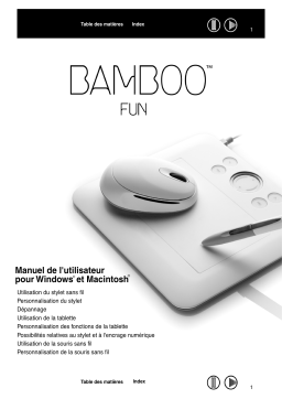 Wacom Bamboo Fun Manuel utilisateur