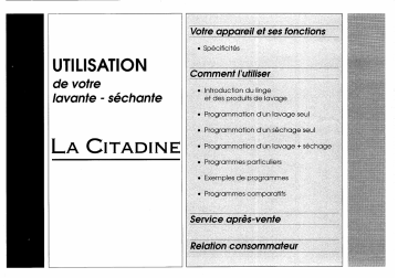 Manuel du propriétaire | Thomson CT110 Manuel utilisateur | Fixfr