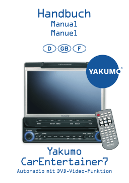 YAKUMO CARENTERTAINER7 Manuel utilisateur