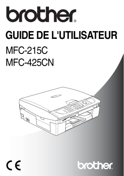 Brother MFC-425CN Manuel utilisateur