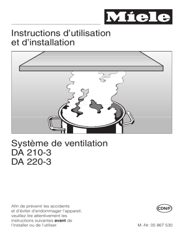 Manuel du propriétaire | Miele DA 210-3 Manuel utilisateur | Fixfr