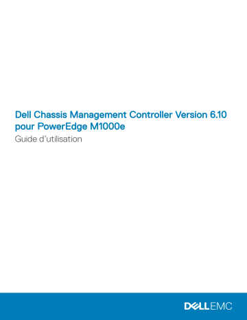 Dell PowerEdge M1000E server Manuel utilisateur | Fixfr