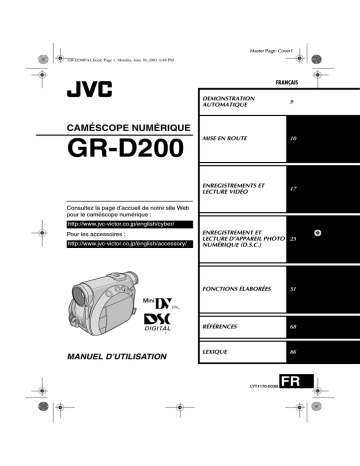 JVC GR D200 Manuel utilisateur | Fixfr