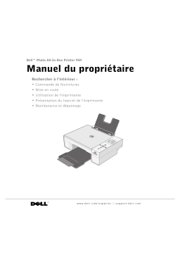 Dell 944 All In One Inkjet Printer printers accessory Manuel du propriétaire