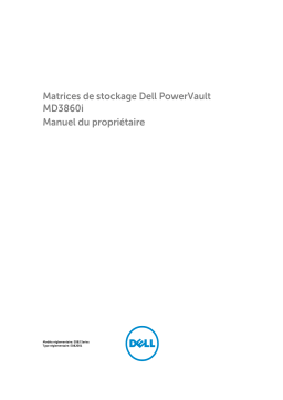 Dell PowerVault MD3860i storage Manuel du propriétaire