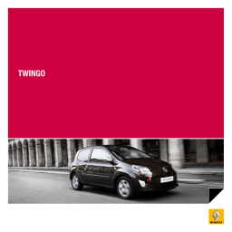 Renault Twingo Manuel utilisateur