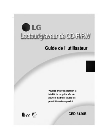 LG CED-8120B Manuel du propriétaire | Fixfr