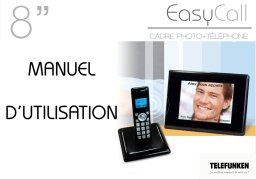 Telefunken EASY CALL Manuel utilisateur