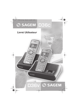 Sagem D36V Manuel utilisateur