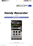 Zoom Handy Recorder v2 Mode d'emploi