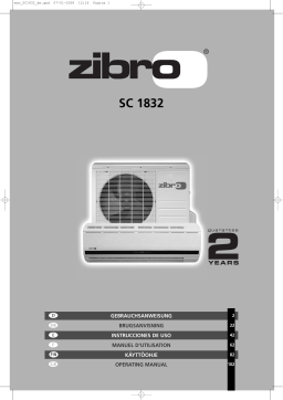 Zibro SC1832 Manuel utilisateur