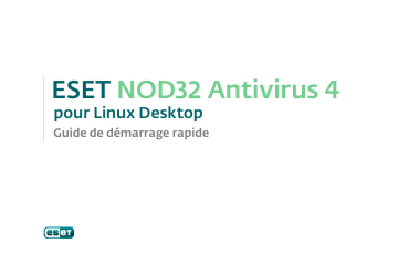 ESET NOD32 Antivirus 4 Linux Manuel utilisateur | Fixfr