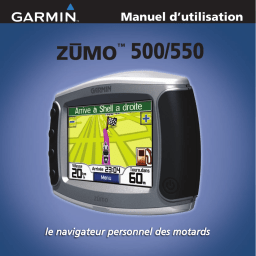 Garmin zumo 500 Manuel utilisateur