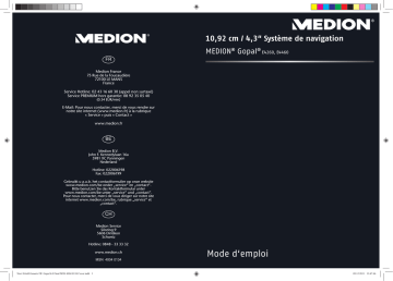 GoPal E4460 | Medion GoPal E4260 Mode d'emploi | Fixfr