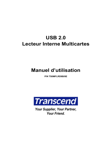 Manuel du propriétaire | Transcend TS0MFLRD8B Manuel utilisateur | Fixfr