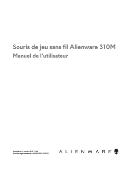 Alienware AW310M Wireless Gaming Mouse Manuel utilisateur