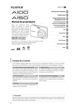 Fujifilm A150 Manuel utilisateur