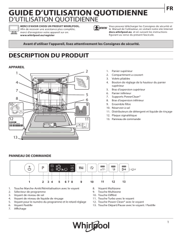 Mode d'emploi | Whirlpool WIO 3O41 PL Manuel utilisateur | Fixfr