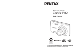 Pentax Série Optio P80 Mode d'emploi