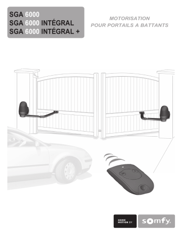 Manuel du propriétaire | Somfy SGA 6000 INTEGRAL Manuel utilisateur | Fixfr